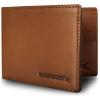 imageEddie Bauer Men Signature Leather Bifold Passcase WalletLeather  Brown
