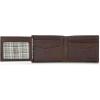 imageEddie Bauer Men Signature Leather Bifold Passcase WalletLeather Logo  Brown
