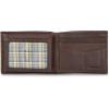 imageEddie Bauer Men Signature Leather Bifold Passcase WalletLeather Logo  Brown