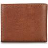 imageEddie Bauer Men Signature Leather Bifold Passcase WalletLeather Logo  Tan