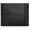 imageEddie Bauer Men Signature Leather Bifold Passcase WalletRugged Leather  Black