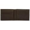 imageEddie Bauer Men Signature Leather Bifold Passcase WalletRugged Leather  Brown
