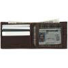 imageEddie Bauer Men Signature Leather Bifold Passcase WalletRugged Leather  Brown