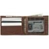 imageEddie Bauer Men Signature Leather Bifold Passcase WalletRugged Leather  Tan