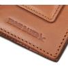 imageEddie Bauer Men Signature Leather Money Clip Card Case WalletLeather  Brown
