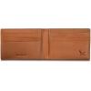 imageEddie Bauer Men Signature Leather Money Clip Card Case WalletLeather  Brown