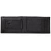 imageEddie Bauer Men Signature Leather Money Clip Card Case WalletLeather Logo  Black