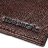 imageEddie Bauer Men Signature Leather Money Clip Card Case WalletLeather Logo  Brown