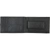 imageEddie Bauer Men Signature Leather Money Clip Card Case WalletRugged Leather  Black