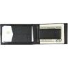imageEddie Bauer Men Signature Leather Money Clip Card Case WalletRugged Leather  Black
