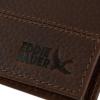imageEddie Bauer Men Signature Leather Money Clip Card Case WalletRugged Leather  Brown