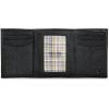 imageEddie Bauer Men Signature Leather Trifold WalletLeather Logo  Black