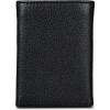 imageEddie Bauer Men Signature Leather Trifold WalletLeather Logo  Black