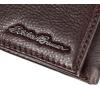 imageEddie Bauer Men Signature Leather Trifold WalletLeather Logo  Brown