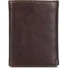 imageEddie Bauer Men Signature Leather Trifold WalletLeather Logo  Brown