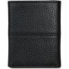imageEddie Bauer Men Signature Leather Trifold WalletRugged Leather  Black