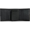 imageEddie Bauer Men Signature Leather Trifold WalletRugged Leather  Black