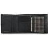 imageEddie Bauer Men Signature Leather Trifold WalletRugged Leather  Black