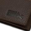 imageEddie Bauer Men Signature Leather Trifold WalletRugged Leather  Brown