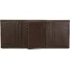 imageEddie Bauer Men Signature Leather Trifold WalletRugged Leather  Brown