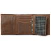 imageEddie Bauer Men Signature Leather Trifold WalletRugged Leather  Tan