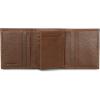 imageEddie Bauer Men Signature Leather Trifold WalletRugged Leather  Tan