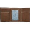 imageEddie Bauer Men Signature Leather Trifold WalletTop Stitch Leather  Tan
