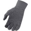 imageEddie Bauer Touchscreen Warm Running Glove Liners Standard Mens and Womens Cool Weather Gloves Assorted Colors SMXLGrid Fleece Ash Grey