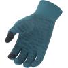 imageEddie Bauer Touchscreen Warm Running Glove Liners Standard Mens and Womens Cool Weather Gloves Assorted Colors SMXLGrid Fleece Dark Teal