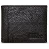 imageEddie Bauer Men Signature Leather Bifold Passcase WalletRugged Leather  Black
