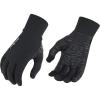 imageEddie Bauer Touchscreen Warm Running Glove Liners Standard Mens and Womens Cool Weather Gloves Assorted Colors SMXLGrid Fleece Black
