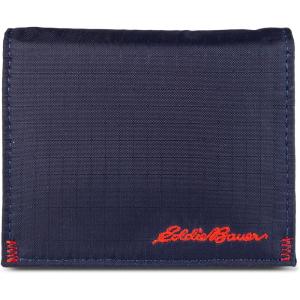 imageEddie Bauer Men Signature Money Clip Card Case Wallet Available in Cotton Canvas Or Ripstop NylonRipstop Nylon  Navy