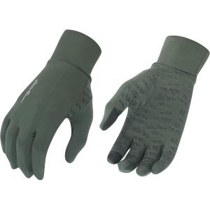 imageEddie Bauer Touchscreen Warm Running Glove Liners Standard Mens and Womens Cool Weather Gloves Assorted Colors SMXLDark Green