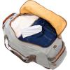 imageEddie Bauer Bygone Duffel Weekend Travel  Lightweight  Rugged PolyesterNylon  UShaped Main Compartment Black 45LHeather Grey
