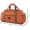 imageEddie Bauer Bygone Duffel Weekend Travel  Lightweight  Rugged PolyesterNylon  UShaped Main Compartment Black 45LTerracotta