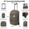 imageEddie Bauer Excursion 22 Rolling Duffel CarryOn Luggage BagBrookSpruce