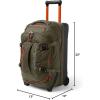 imageEddie Bauer Expedition Duffel Bag 20Made from Rugged Polycarbonate and Nylon Black 22LDark Thyme