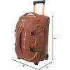 imageEddie Bauer Expedition Duffel Bag 20Made from Rugged Polycarbonate and Nylon Black 22LRust