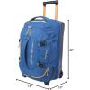 imageEddie Bauer Expedition Duffel Bag 20Made from Rugged Polycarbonate and Nylon Black 22LTrue Blue