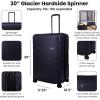 imageEddie Bauer Glacier Luggage  Hardside  Spinner Wheels  Expandable  Lightweight  Durable  Travel Essentials Carbon 22quot CarryOnSprig
