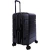 imageEddie Bauer Glacier Luggage  Hardside  Spinner Wheels  Expandable  Lightweight  Durable  Travel Essentials Carbon 22quot CarryOnStorm