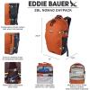 imageEddie Bauer Nomad BackpackLaptop Bag 17 inch Compression Straps  Travel  Hiking  Gym  Work  Commuting Sienna 28LSienna