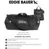 imageEddie Bauer Stowaway Packable Duffel Bag  Travel  Foldable  Lightweight  Durable  Ripstop Polyester  23quot Length  45L CapacitySpruce