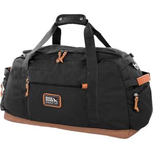 imageEddie Bauer Bygone Duffel Weekend Travel  Lightweight  Rugged PolyesterNylon  UShaped Main Compartment Black 45LBlack