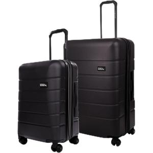 imageEddie Bauer Glacier Luggage  Hardside  Spinner Wheels  Expandable  Lightweight  Durable  Travel Essentials Carbon 22quot CarryOnCarbon