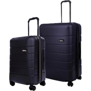imageEddie Bauer Glacier Luggage  Hardside  Spinner Wheels  Expandable  Lightweight  Durable  Travel Essentials Carbon 22quot CarryOnStorm