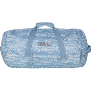 imageEddie Bauer Stowaway Packable Duffel Bag  Travel  Foldable  Lightweight  Durable  Ripstop Polyester  23quot Length  45L CapacityBlue Frog