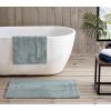 imageEddie Bauer  Bathroom Rug Runner Soft Tufted Cotton Bathroom Decor Super Absorbent ampamp Quick Dry Logan White 60quot x 22quotGreen