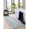 imageEddie Bauer  Bathroom Rug Runner Soft Tufted Cotton Bathroom Decor Super Absorbent ampamp Quick Dry Logan White 60quot x 22quotGreen