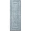 imageEddie Bauer  Bathroom Rug Runner Soft Tufted Cotton Bathroom Decor Super Absorbent ampamp Quick Dry Logan White 60quot x 22quotGreen